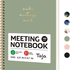 Taja Meeting Notebook for Work